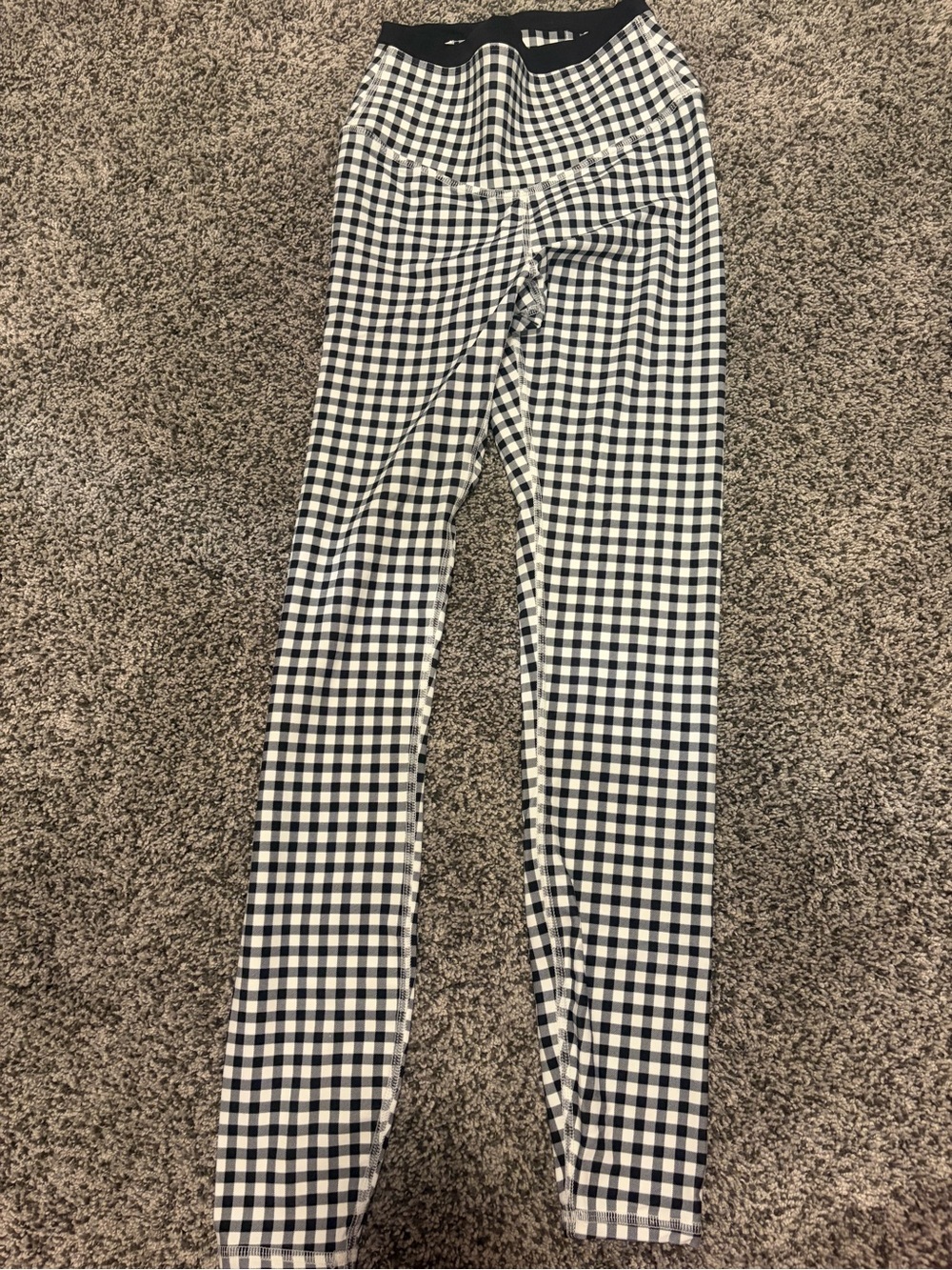 Joylab Black & White Gingham Leggings XXS